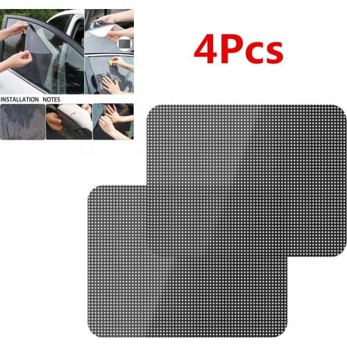 4pcs/lot Car Window Sun Shade Cover Static Cling Screen 16 1/2" x 15"
