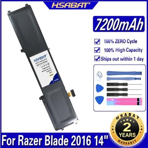BETTY4 7200mAh Battery for Razer Blade 2016 14" V2 Series RZ09-0195 RZ09-0165 RZ09-01953E72 RZ09-01953E71 RZ09-01952E31 Laptop