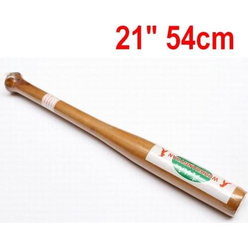 21" 54cm Natural Hard Wood Baseball Bat High Hardness Endurance Professional Process Comfortable Can Order More Than 1pc Once