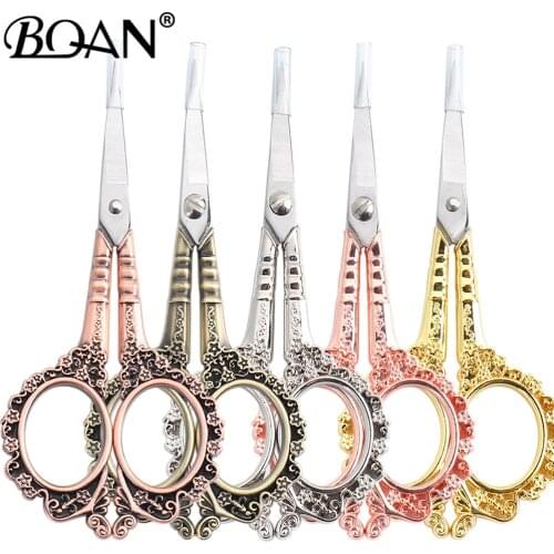 BQAN 1PCS Flower Nail Scissors Stainless Steel Toe Cuticle Clippers Bird Manicure Cutter Remover Makeup Nail Art Tool
