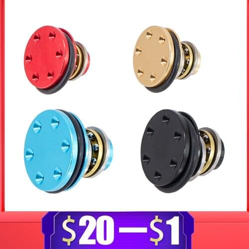 CNC Aluminum Six Holes Piston Head for Ver.2/JM Gen.8/Gen.9/Gen.10 FB Kublai Airsoft Gel Blaster Gearbox Paintball Accessories