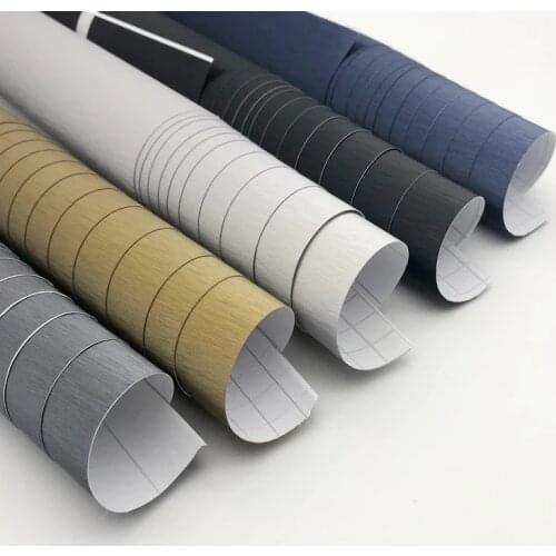 Flexible Car Styling Silver Metallic Brushed Aluminum Vinyl Matt Brushed Car Wrap Film Sticker Decal 152x10/20/30/40/50cm
