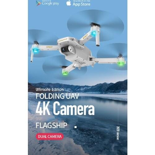 HobbyLane S161 Drone 4k Hd Dual Camera Wifi Fpv 2.4ghz Quadcopter Drone Gesture Control Photo Optical Flow Kids Toys