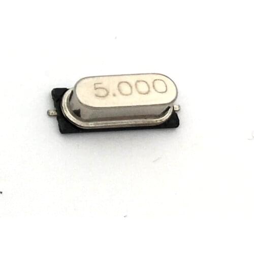 20pcs smd hc-49s 5.000mhz 5MHz 20ppm 20pF quartz resonator crystal