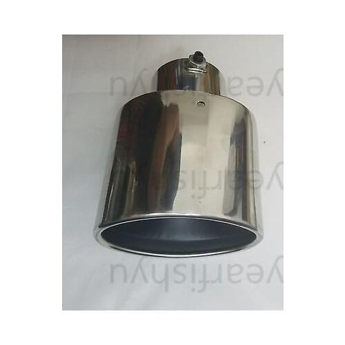 New 1pcs Chrome Exhaust Muffler Tip Pipes For 2012-2017 Honda CRV CR-V 2013 2014 2015 2016