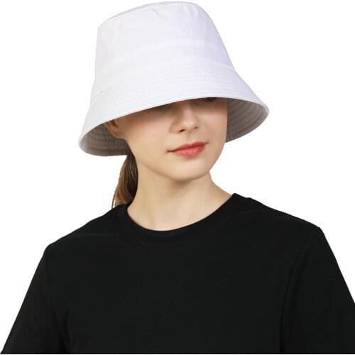 Mens and womens universal large head circumference Fishermans Cap Cotton bucket cap