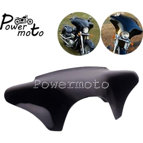 Front Cowl Cover Batwing Fairing Headlight Fairing For Yamaha Dragstar V-Star Kawasaki Vulcan Honda VTX Shadow Suzuki Intruder