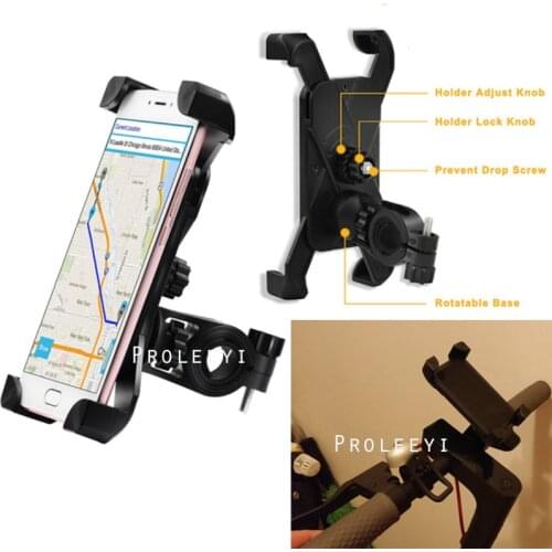Handlebar Phone GPS Holder Stand for Xiaomi Mijia M365 MI Bird Spin Electric Scooter Motorcycle Bike for Ninebot Es1 Kickscooter