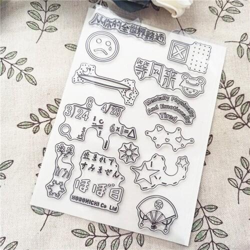 11x16CM story of the wind transparent seal clear stamps silicone seal roller stamps DIY scrapbook album / card production