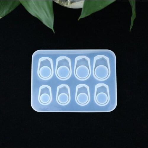 Resin Diy Crystal Epoxy Ring Pendant Silicone Mold Handmade Crafts Epoxy Bracelet Making Mold Jewelry