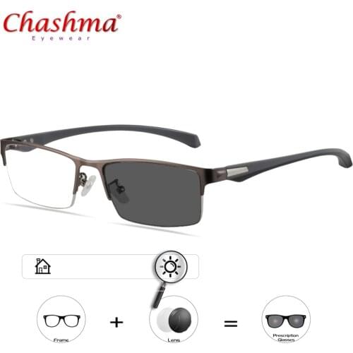 CHASHMA Transition Sunglasses Photochromic Reading Glasses Men Women Presbyopia Eyewear Sunglasses with diopters glasses