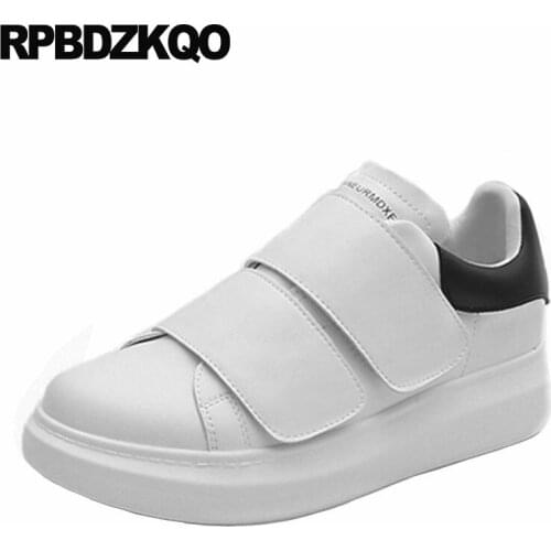 Trainers white celebrity women flats sneakers elevator designer creepers platform shoes thick sole luxury 2019 round toe ladies