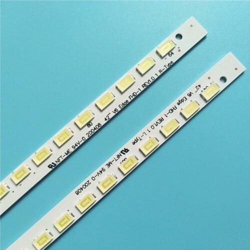 2PCS/Set led bar light 42" V6 Edge FHD-1 for skyworth 42E92RD 42E61HR 3660L-0374A 1PCS=64LED