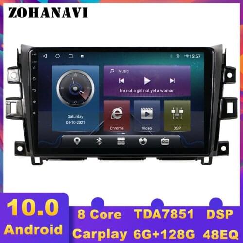 4G DSP Android 10 Car Radio Multimedia Video Player For Nissan Frontier NP300 Navara GPS Audio Stereo Autoradio Navigation DVD