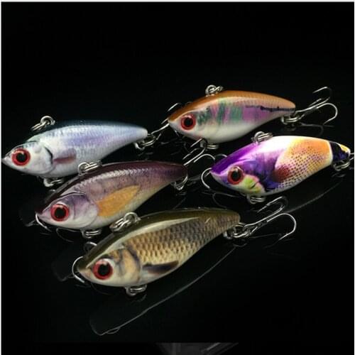 5Pcs/set Life-like Minnow Fishing Lures Bait 4cm/3.5g Plastic Hard Sinking Bassbaits Fishing Tackle Hooks with 2 Treble Hook