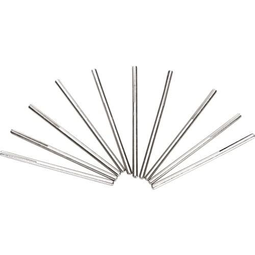 10Pcs 2.35mm Sandpaper Clamp Split Mandrels for Woodworking Jewelry Making Wood Carving Abrasive Holder Clip Rod Carved Point