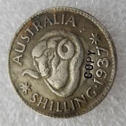 AUSTRALIAN 1937 SHILLING Copy Coin