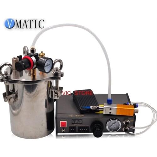 Free Shipping Glue Dispensing Machine/ Controller With 1L Pressure Tank & Glue Dispensing Valve