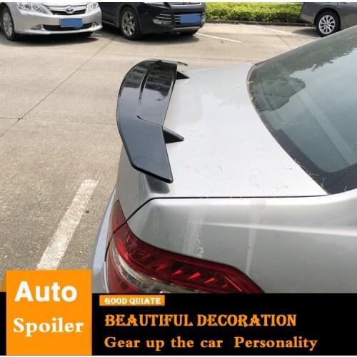 For Benz W212 E200L/E260L/E300 Spoiler Sport ABS Plastic Material Car Rear Wing Trunk Rear Spoiler With Led Light Fit 2008-2015