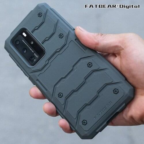 [for [HUAWEI P40 Pro P40pro+ Plus] FATBEAR Tactics Rugged Shockproof Armor Buffer Military Case Cover Graphene Heat Dissipation