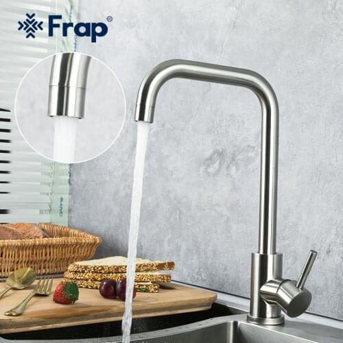 Frap New Kitchen Faucet Stainless Steel Kitchen Sink Mixer Faucet Cold and Hot Water Tap Torneira Cozinha Tapware Y40194