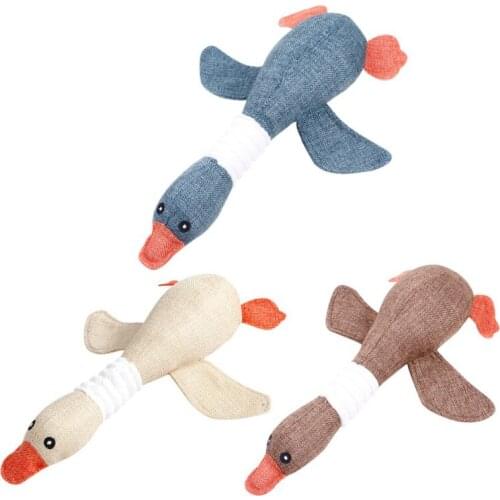 Pet Dog Cat Plush Squeak Sound Dog Toys Pet Puppy Chew Squeaker Squeaky Plush Sound Duck Toys