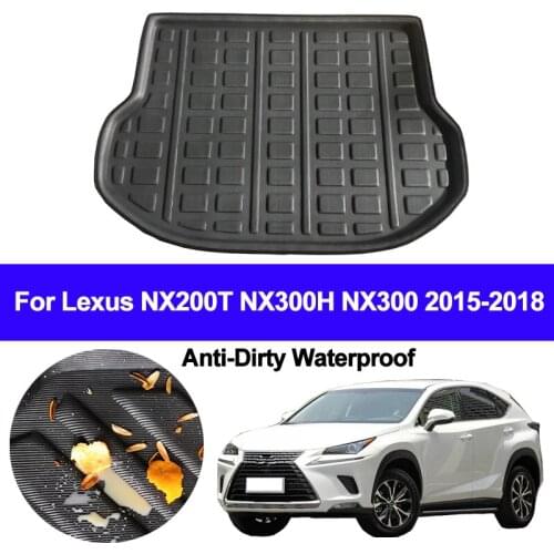 Car Auto Rear Boot Cargo Liner Tray Trunk Luggage Floor Mat Carpets Pad Mats For Lexus NX200T NX300H NX300 2015 20162017 2018