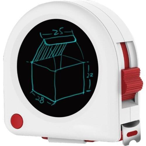 Multifunctional Portable High Accuracy Retractable 5 Meters Tape Measure with LCD Writing Board