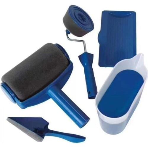 Paint Roller Multifunctional Household Use Wall Decorative Paint Roller Brush Tool Painting Brushes 5/8 Pcs Set