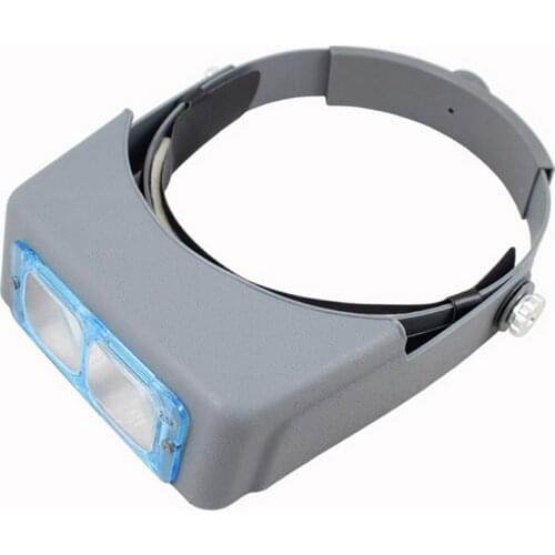 Head Wearing Magnifier 1.5X 2X 2.5x 3.5x Industrial Maintenance Helmet Optical Lens Magnifying Glasses Watchmaker Repair Loupes