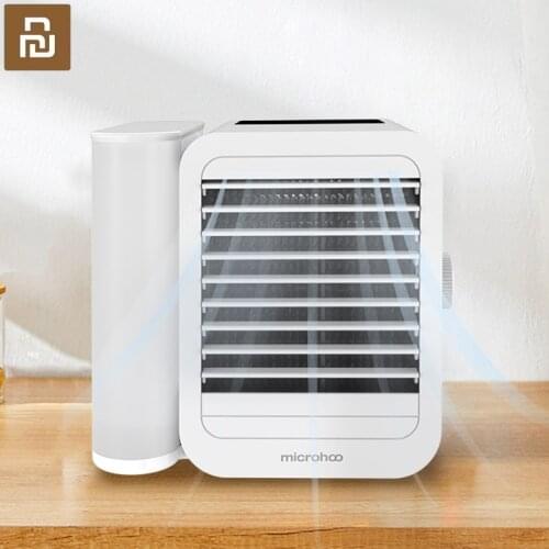 Youpin Microhoo 1000ml Mini Air Conditioner Desktop Water Cooling Fan USB Charging Port Touch Screen Energy Saving Low Noise