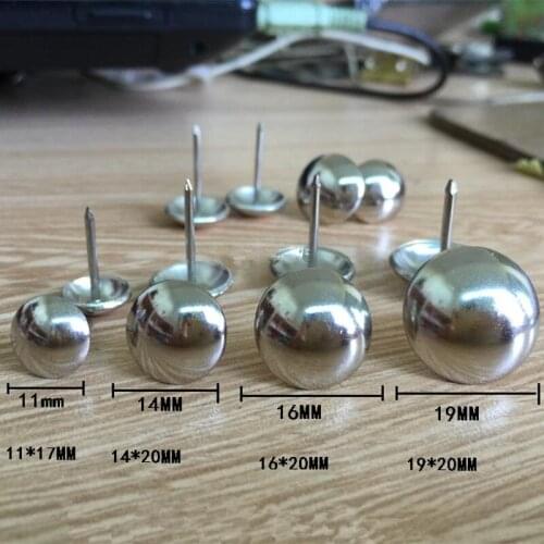 Metal Nail Antique Jewelry Case Box Sofa Decorative Tack Stud Pushpin Decorative Furniture Nails,100Pcs