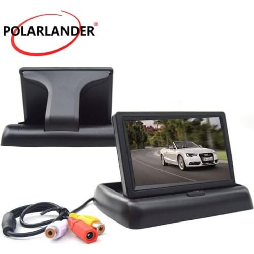 4.3 inch TFT Color digital HD video LCD small display screen car monitor reverse rearview security monitor for parking camera