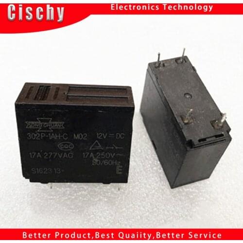 5pcs/lot 302P-1AH-C 12VDC 62F