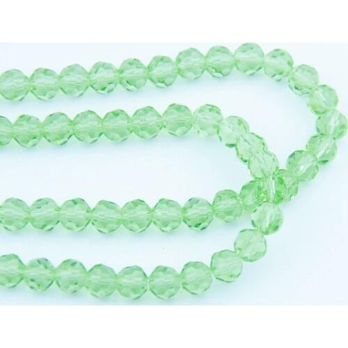 720-10000pcs 4-12mm Apple Green Bling Crystal Prism Parts K9 Crystal 32 Faceted Ball For Wedding Party Decoration Accessories