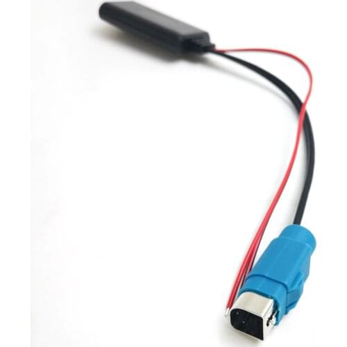 Biurlink Car Radio Stereo Bluetooth 5.0 Version Wireless Audio AUX-IN Wiring Stereo AUX Adapter for Alpine KCE-237B