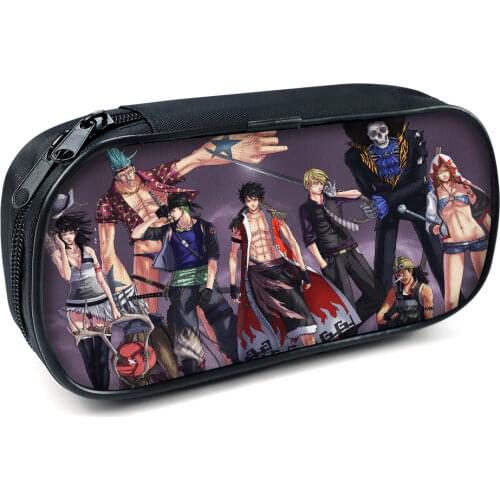 One Piece Pencil Case Cartoon Storage Box Printing Large-capacity Student Pencil Stationery Box Back To School