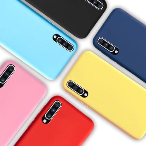 Luxurry Case For Samsung Galaxy A70 Case Candy Soft Silicone TPU Shockproof Cover For Samsung Galaxy A70 A 70 Phone Cases Bumper