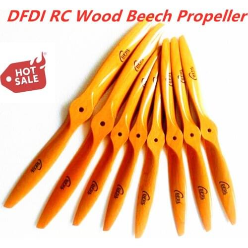 DFDL High-efficiency CW Wood Beech Propeller For RC Nitro engine and Gasoline engine Airplane