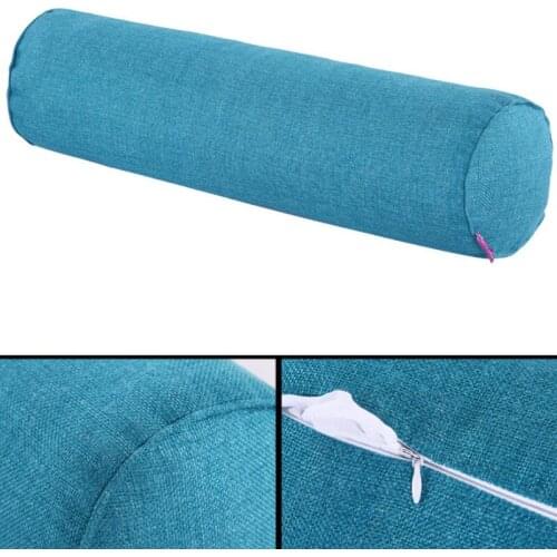 Long Pillow Cotton Linen Beauty Bed Foot Pillow Rectangle Sleep Sofa Nap Pillow Home Bedside Bedroom Bedding Accessories