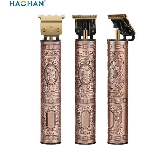 USB Rechargeable Electric Barber Hair Clippers Professional Hair Trimmer Man Beard Shaving Precision Hair Cutting Machine