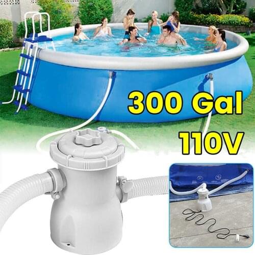 Swimming Pool Electric Filter Pump Large Pool Filter Household Pool Cleaner Removable Filter Core Circulation Pump
