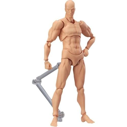 13CM Men Women Figma 2.0 Painting Prop Customize Action Movable PVC Action Figure Collection Painter Model Toy Gift