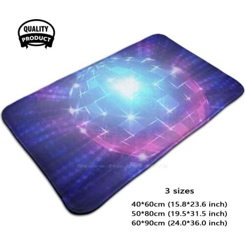 Fluorescent Disco Ball 3 Sizes Home Rug Room Carpet Disco Ball Disco Ball Raster Neon Fluorescent Glow Glow In The Dark