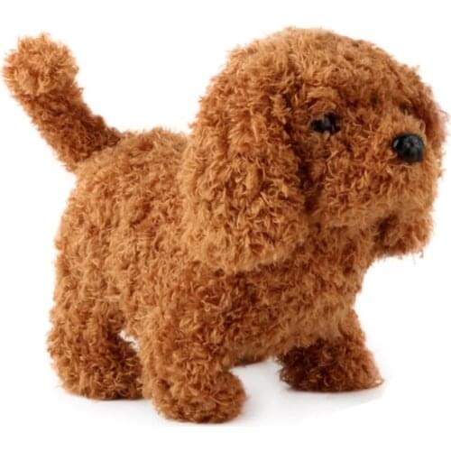 Simulation Smart Called Walking Electric Plush Teddy Robot Dog Toy Puppy Kids Christmas Gift