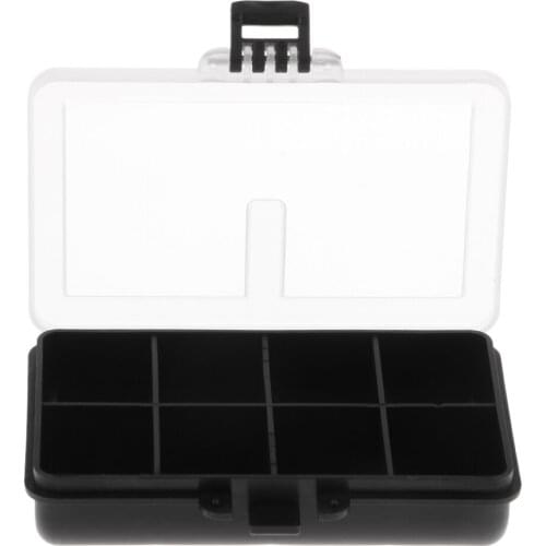 Fishing Lure Box Bait Tackle Plastic Storage Small Lure Case for Vest Fishing Accessories Box Storage Containers 10.5x6.6x2.3cm