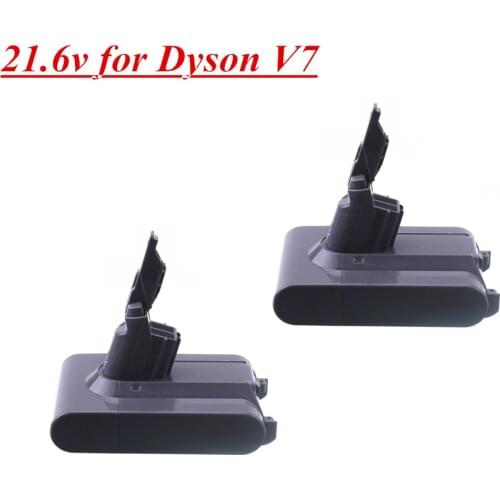 6000mAh 21.6V 4.0Ah Li-ion Rechargeable Battery For Dyson V7 FLUFFY V7 Animal V7 Pro Vacuum Cleaner Replacement L70
