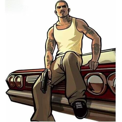 Very Man Gta San Andreas Personality Car Stickers DIY Fine Decal Graffiti Car Styling Scratch-proof Decor Waterproof Vinyl Decal