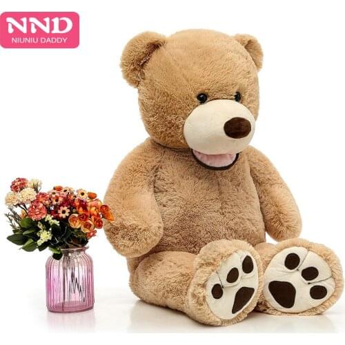 Niuniu Daddy 200cm USA Teddy Bear Skin Semi-finished America Bearskin Plush Unstuffed Bearskin Giant Bear