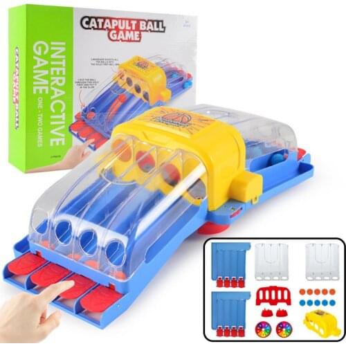 New Catapult Basketball Game Toy Parent-child Interaction Educational Puzzle Table Game Finger Toys For 2 People